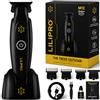 LILIPRO M12 Tagliacapelli Professionale Uomo e Regolabarba | Trimmer Professionale Capelli e Barba con Lama T DLC Zero Gap, 7500+ RPM, Ricarica USB-C, Batteria 2000 mAh, Silenzioso e Preciso