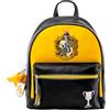Pyramid International Harry Potter (HUFFLEPUFF) - Zaino alla moda in ecopelle di lusso, fodera unica, accessorio con cerniera abbinata, tasche interne ed esterne, spazioso e resistente