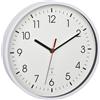 TFA Dostmann Orologio analogico da parete, 60.3550.02, radiocontrollato, analogico, per ufficio, casa, regalo, 245 x 42 x 245mm, bianco