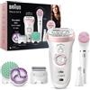 Braun Silk-Épil 9 Epilatore Elettrico Donna, Accessori, SE9995 Multicolore