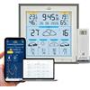 TFA Dostmann Stazione meteo con sensore esterno wifi TFA.me ID-08, 35.8105, previsioni meteo da wetter.com per 5 giorni, portale online, valori massimi e minimi, funzione di allerta, colore antracite