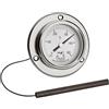 TFA Dostmann Termometro da forno, analogico, per pizza, in acciaio inox, 0°C - 500°C, per barbecue, pirometro, forno a legna, forno a pietra, 14.1036.60