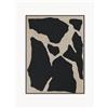 Malerifabrikken Arte acustica da parete Soundgarden con cornice in legno - Beige, Nero