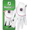 FootJoy WeatherSof - Guanto da golf, da donna, colore: bianco/rosa