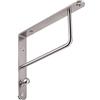 SOTECH 1 Paio 2 Pezzi Reggimensola per Armadio RK01 con Gancio | Appendiabiti/Finitura Acciaio Inox / 250x195x30 mm