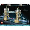 LEGO 21067 Architecture Tower Bridge, Kit Modellismo per Adulti Fai da Te, Miniatura Monumento 3D, Idea Regalo da Collezione