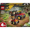 LEGO 77978 Jurassic World Camion da Trasporto per il Giovane T. Rex, Giocattolo con Dinosauro, ATV e 2 Minifigure, Regalo 4+