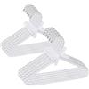 Adorila Confezione da 10 grucce con perle per bambini, con perline di perle, piccole ed eleganti, per bambini, animali domestici e cani (30 cm, bianco)