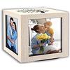Zep GLG15 Cubo Portafoto Norman Big, Rotante In Legno