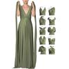 72styles Abito Infinity Cerimonia Donna, Abito Damigella Donna, Lungo, Maxi, Taglie Forti, Abito Elegante Donna Cocktail Festa
