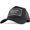 John Hatter & Co Trucker Cappellino Dressed for Success Rubber Black Black