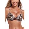 RELLECIGA Reggiseno Bikini Donna Push Up Ferretto Imbottito Regolabile