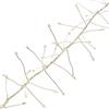 Magie di Natale Luci di Natale catena luminosa cavo argento con micro led decorazione albero da esterno (720 Led 6 m, Luce Fredda)