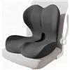 Generic Cuscino per sedile in memory foam, ergonomico, antiscivolo, per ufficio e auto, con supporto posteriore, design monopezzo per sedersi a lungo