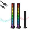 MAGIC SELECT 2 Barre Luminose del Ritmo Musicale. Luci LED RGB Multicolore. Lampada d'ambiente Musicale. Striscia di 32 Luci LED con 18 Modalità Colore, per Sala Giochi, PC, TV, Auto. Controllo del Suono Vocale