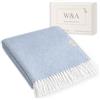 W&A Coperta Estiva 130x170 cm - Telo Divano in Cotone Bouclé, Coperta Leggera per Terrazza, Pique-Nique e Arredo Casa, con Scatola Regalo (Cartazucchero)