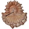 Toocook Meridiana solare in terracotta da parete per esterno resistente alle intemperie Orologio Vintage Made in Italy (Meridiana 33x35 cm)