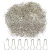 Hocansen 1000 spille da balia, in metallo, 22 mm, a forma di pera, per pennarelli, maglieria, accessori da cucito (argento/HL)