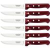 Tramontina Set coltelli da carne, Polywood Rosso, 6 Pezzi