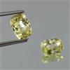 Zaffiro Giallo Naturale Ceylon AAA Gemma Sciolta Taglio Cushion 7x5MM 2,70Ct 2Pz