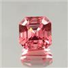 Gemma Sciolta AAA Zaffiro Padparadscha Naturale Taglio Asscher 8x8MM 4.00Ct