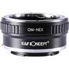 K&F Concept Adattatore per obiettivo K&F Olympus OM - Sony E-Mount