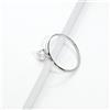 Gioielli di Valenza Anello da proposta Meraviglia in oro bianco 18k con diamante da 0,40 ct