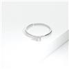 Gioielli di Valenza Solitario Meraviglia con diamante 0,15 ct in oro bianco 18k