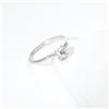 Gioielli di Valenza Anello solitario Meraviglia con diamante 0.50 ct oro bianco 18k