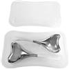 Louttary Bastoncini Gua Sha 2 In 1, Strumenti per la Cura Della Pelle del Viso per Donne Massaggio Viso e Occhi, Forniture per Estetisti In Acciaio Inossidabile Facile Installazione Facile da Usare