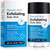 Tiuedu Glycolic Acid Body Exfoliating Stick, acido glicolico esfoliante corpo, con 7% di acido glicolico e 0,5% di acido salicilico, con burro di karitè per esfoliare delicatamente il corpo su pelle secca e