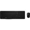 Rapoo X1800S clavier Souris incluse RF sans fil QWERTZ Allemand Noir