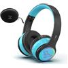 I love e iFecco IFECCO Cuffie Bluetooth per bambini senza fili con custodia, luci LED