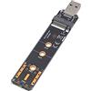 Iyalezirk USB3.2 GEN2 10Gbps Un Protocollo NVME M.2 Hard Disk Box Un Una Porta Apertura Scheda Realtek RTL9210