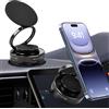 Huucozn Supporto Telefono Auto Magnetico Porta Cellulare Auto Portacellulare Universale 360 °Porta Telefono Pieghevole Supporto da Aut o per Cruscotto Universale per Aut o Specchio Cucina Doccia