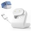 Ermorgen Stazione di ricarica 2 in 1 e cavo USB-A compatibili con Google Fitbit Air | Stazione di ricarica 2 in 1 con cavo magnetico USB-A e sistema di gestione cavi, lunghezza 1 m, ideale per orologi - Bianco