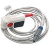 N\\A 6Pin SpO2 sensor probe Sensore SpO2 a 6 pin sonda compatibile per Mindray PM9000 8000 7000 PM6201 Biocare BM9000 Kontron 7138 7840 7845 Creative PC9000 UP6000 Rado4200 Edan M3 M8 M9 IM50 60 80