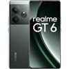 realme GT6 Smartphone 5G 8+256 GB, Snapdragon 8s Gen 3 Chipset, 6000nit Ultra Bright Display, Sony LYT-808 OIS Camera, 120W SUPERVOOC Charge, 5500mAh Massive Battery, Verde, (no adapter)
