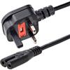 StarTech Cavo Alimentazione Notebook UK 1,8m, 2,5A 250V, Nero (PXTNB2SUK6)