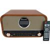 Roadstar HRA1782NDBT Vintage Micro System DAB+/FM Radio, lettore CD-MP3 Bluetooth, USB, telecomando Legno