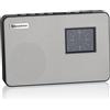 Roadstar HRA-590D+/SL Radio domestica con sintonizzatore DAB+ e FM, ingresso ausiliario e uscita per cuffie Sleep timer e doppio allarme AC/DC