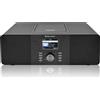 Roadstar IR-540D+BTBK Micro sistema Wi-Fi Internet Radio e digitale DAB+/ FM, lettore CD-MP3 Bluetooth Nero