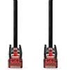 Nedis Cavo di rete CAT6 - RJ45 maschio - RJ45 maschio - U/UTP - 15,0 m - Rotondo - PVC - Nero - Etichetta