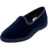 BOTTEGA FRIULANE DI BUSINELLI EVA Friulane Donna con Punta Rotonda in Velluto, Fodera 100% Cotone, Suola in Gomma, Tacco 5 mm, Scarpe Artigianali Made in Friuli, Italy