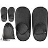 ONVAYA® Pantofole artigianali con elastico in sacchetto, suola in ABS, copriscarpe per musei, copriscarpe, pantofole per ospiti, pantofole, scarpe protettive, copriscarpe in feltro