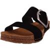 ART 0175 Creta, Sandali Bassi Donna, Nero, 38 EU