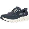 Skechers Uomo Glide-Step PRO Scarpe da Allenamento, Navy Mesh/Hotmelt, 44 EU