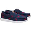HEYDUDE Scarpe Sneakers Casual Uomo tg 42 27cm Mocassini Wally Cru Embroidered Blu Canvas