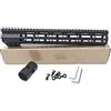 ProWildGear Galleggiante in metallo AR15 da 17,8 cm, 22,9 cm, 25,4 cm, 30,5 cm, 34,3 cm, 38,1 cm, per paramani compatibile con M-lok, supporto per cannocchiale da caccia con dado in acciaio (nero