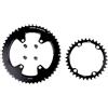 DUANSIYU Corone per Bicicletta 110bcd Doppia Corona for rotore 4 bulloni Bici da Strada 52 36T 53 39T 54 40T 50 34T 46 32T 2X(Round 50-34T)